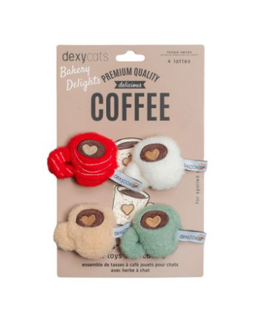 Dexypaws Dexypaws jouet en peluche pour chat - tasse
