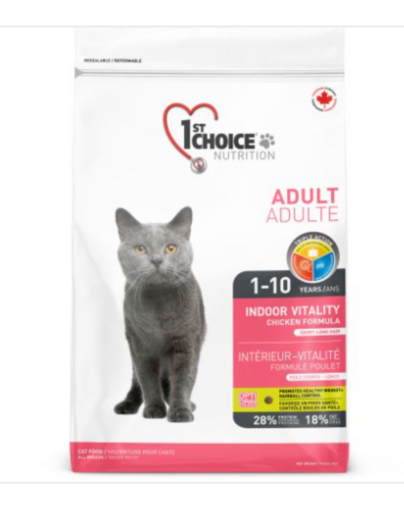 1st choice 1st choice nourriture pour chat, intérieur vitalité - poulet 10kg