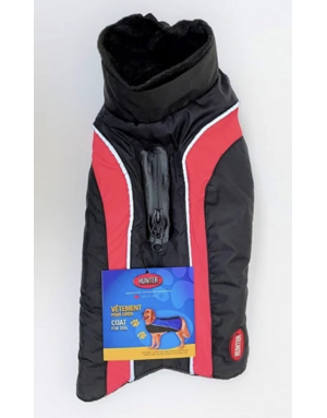 Hunter Hunter manteau noir/rouge doublure polar  18''