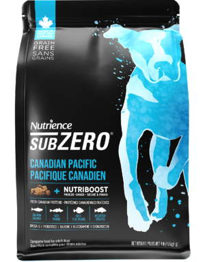 Nutrience SubZero pacifique canadien croquettes pour chiens