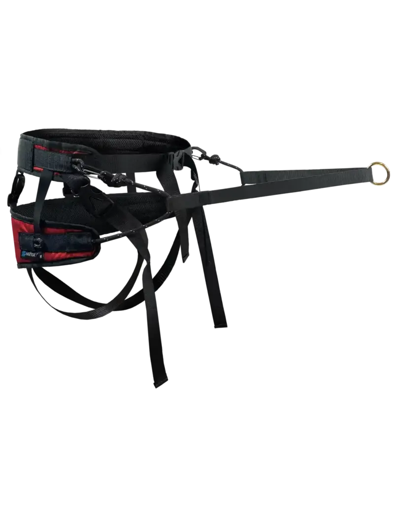 Nahak Ceinture de traction hybride - rouge grand