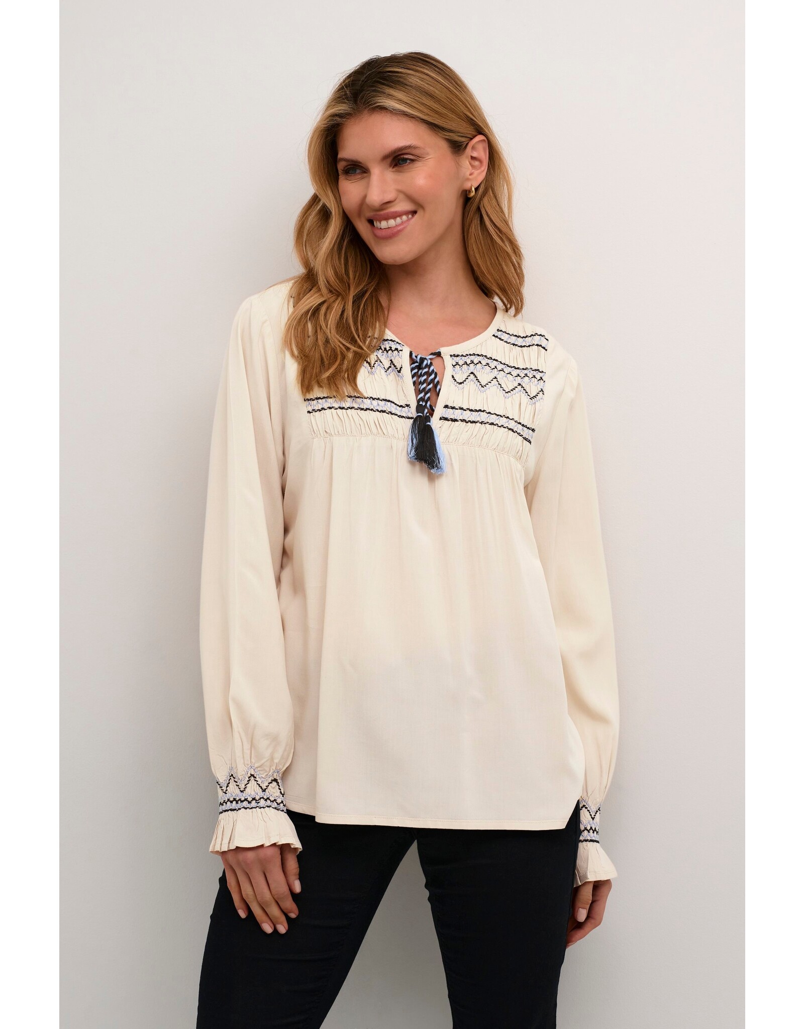 CREAM 10613018 BLOUSE