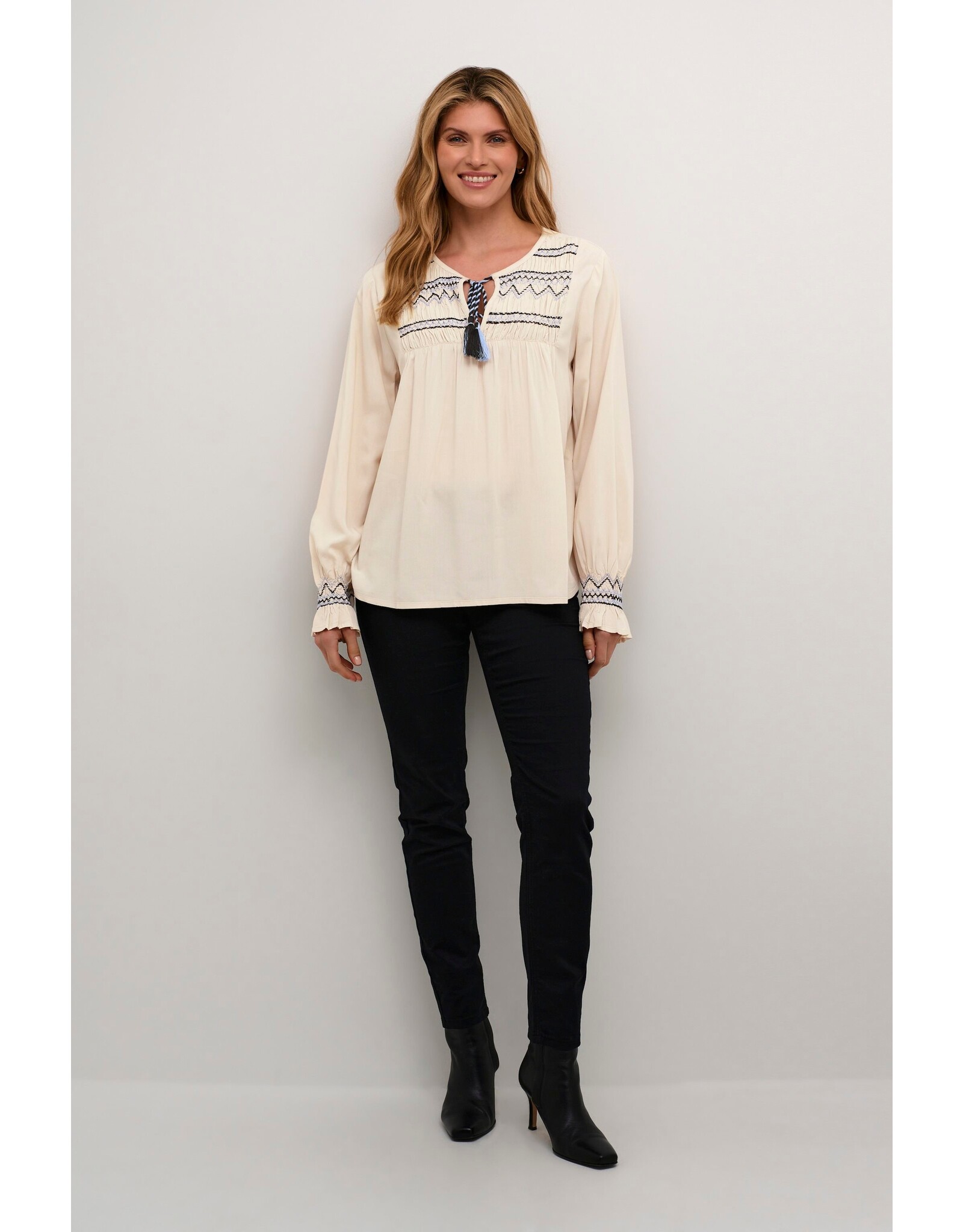 CREAM 10613018 BLOUSE