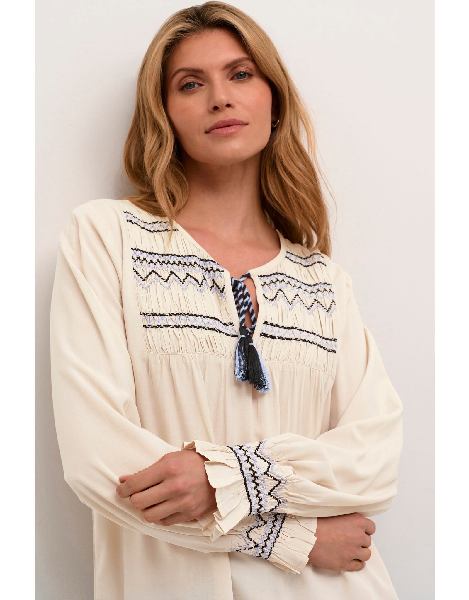 CREAM 10613018 BLOUSE