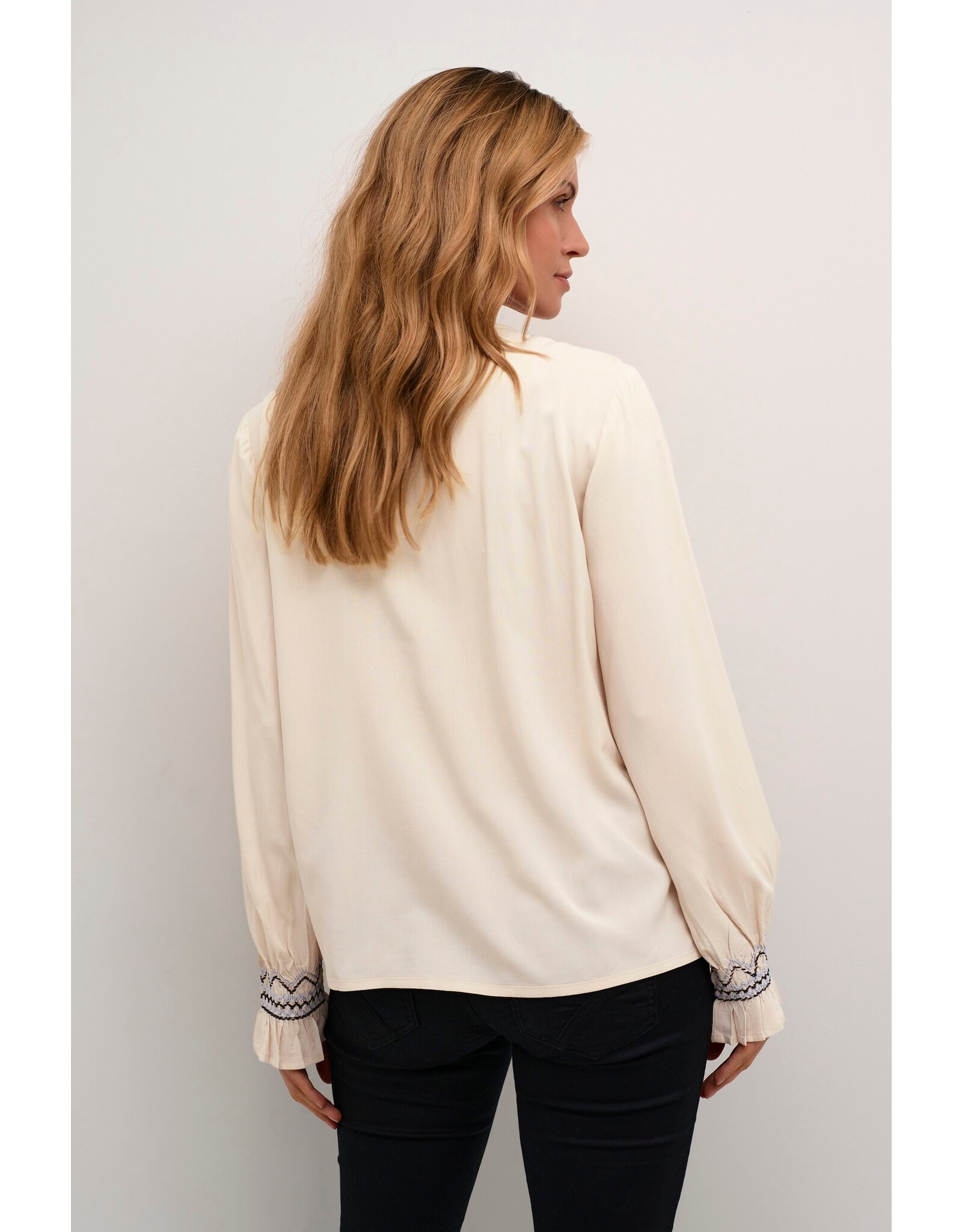 CREAM 10613018 BLOUSE