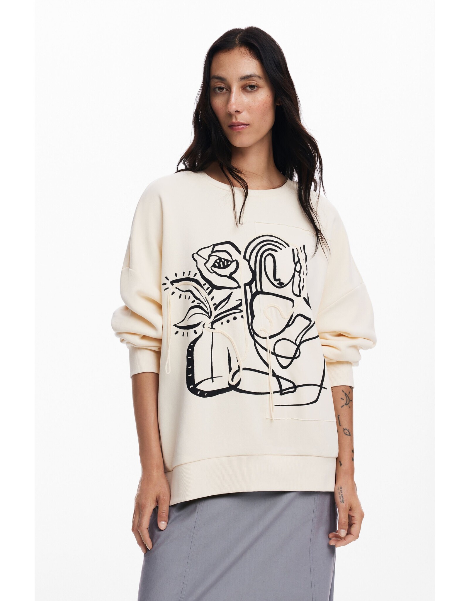 DESIGUAL 24WWSK06 SWEATER