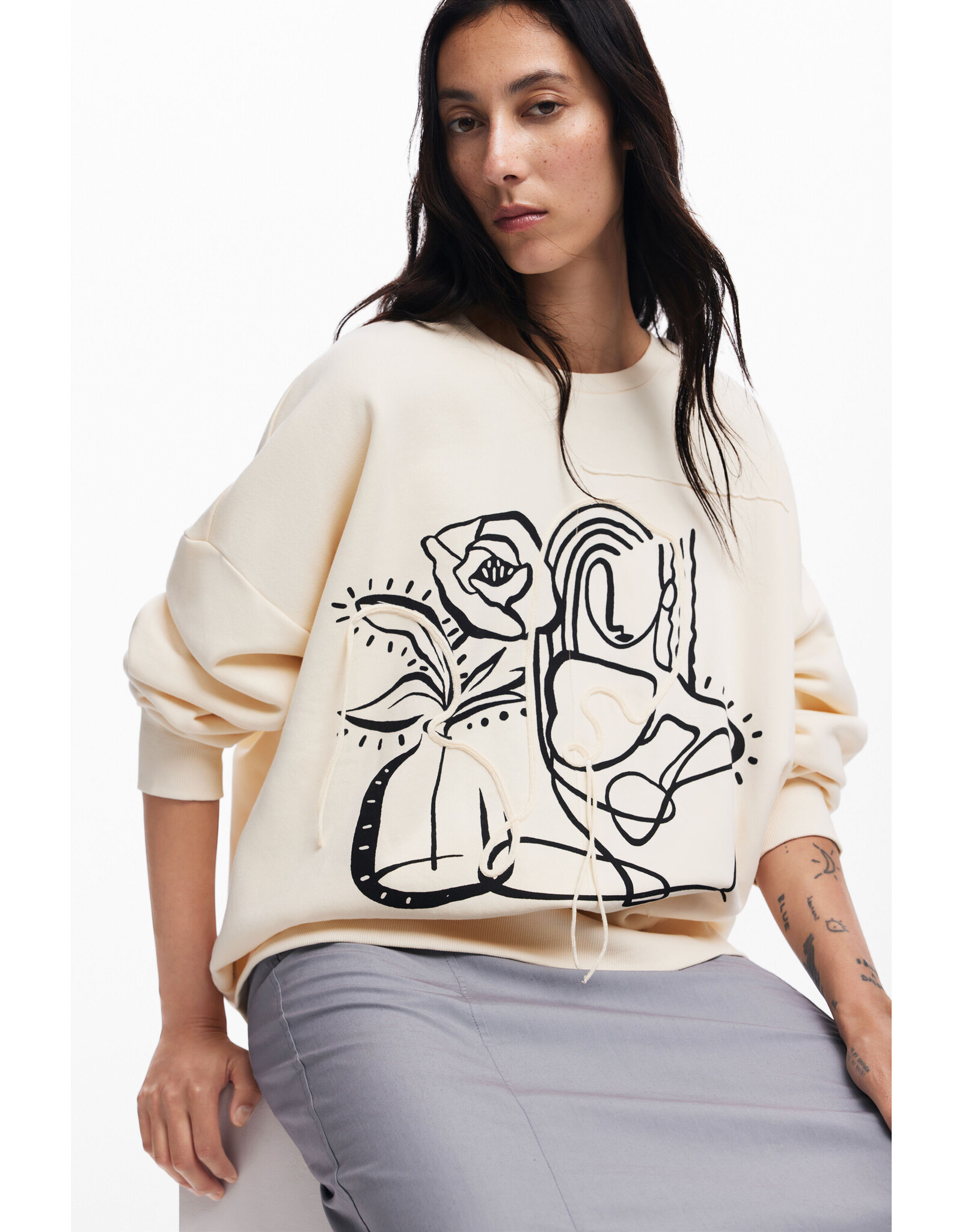 DESIGUAL 24WWSK06 SWEATER