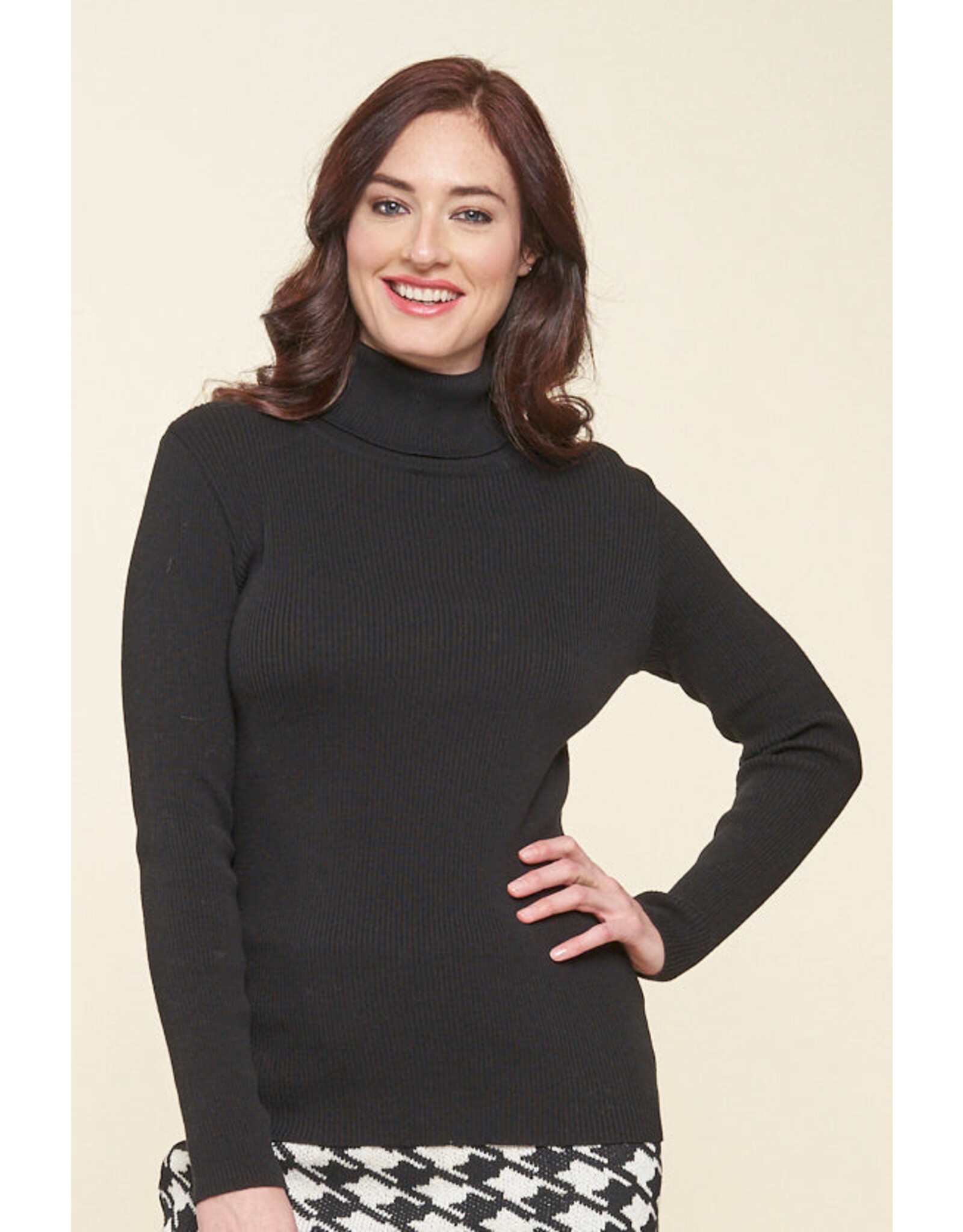 PARKHURST 74804 RENEE RIB T-NECK