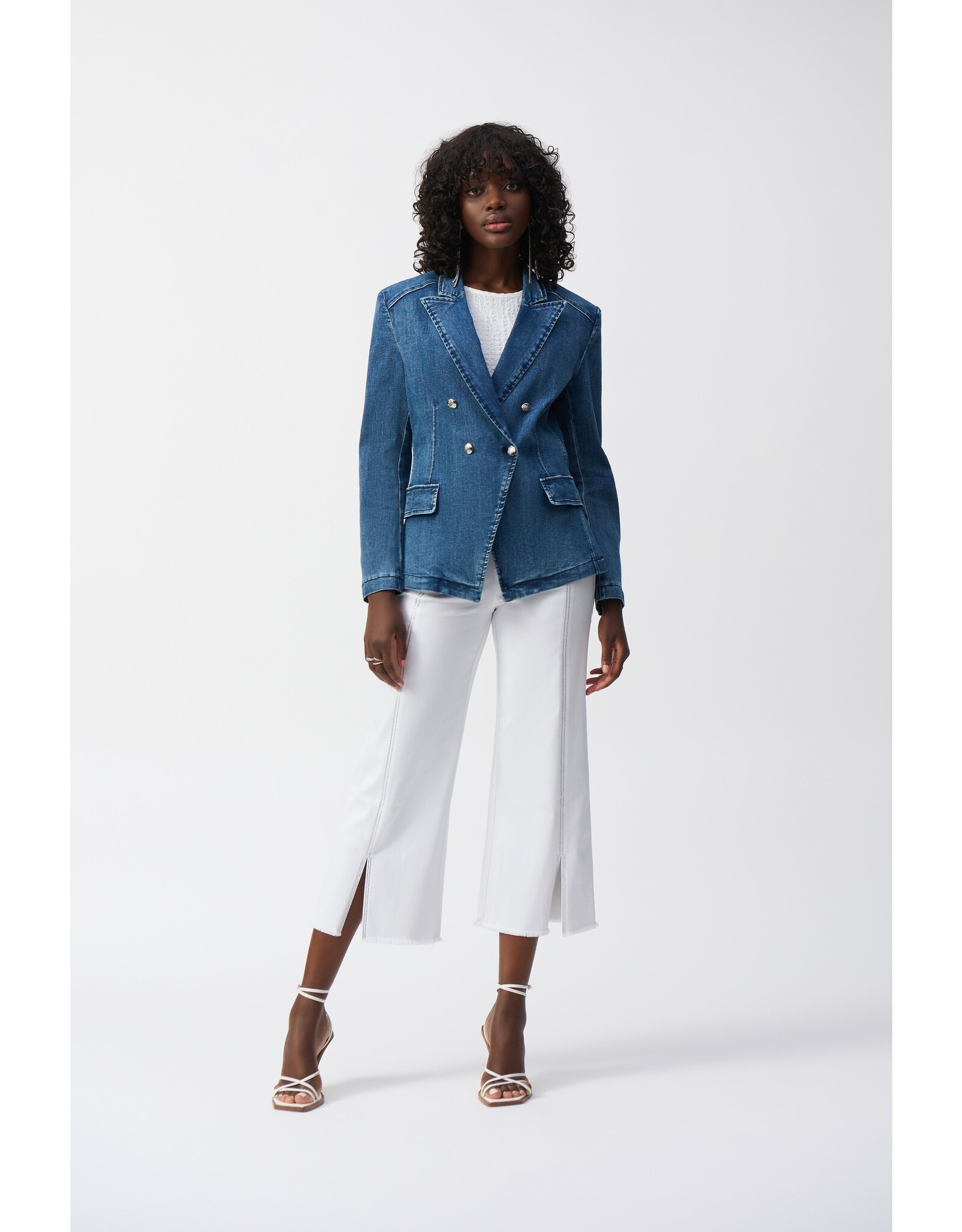 JOSEPH RIBKOFF 251962 DENIM BLAZER