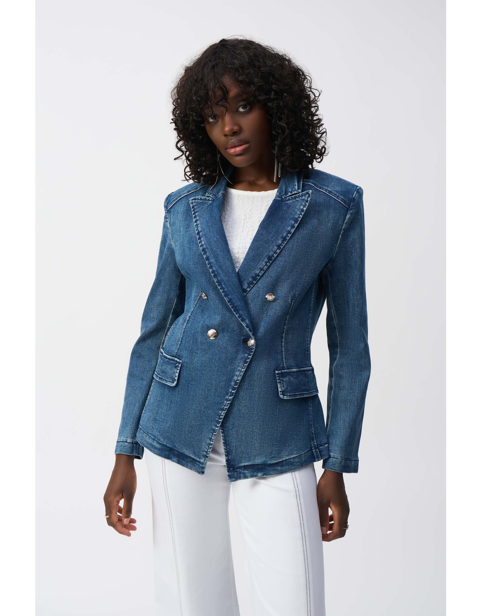 JOSEPH RIBKOFF 251962 DENIM BLAZER