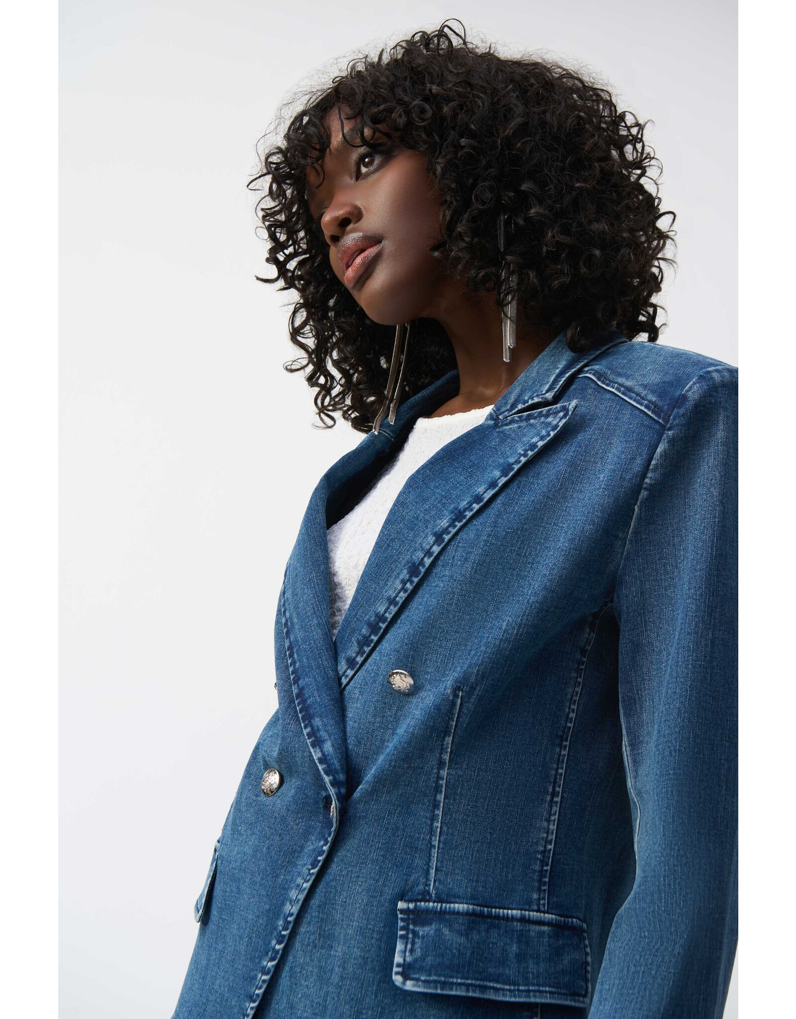 JOSEPH RIBKOFF 251962 DENIM BLAZER