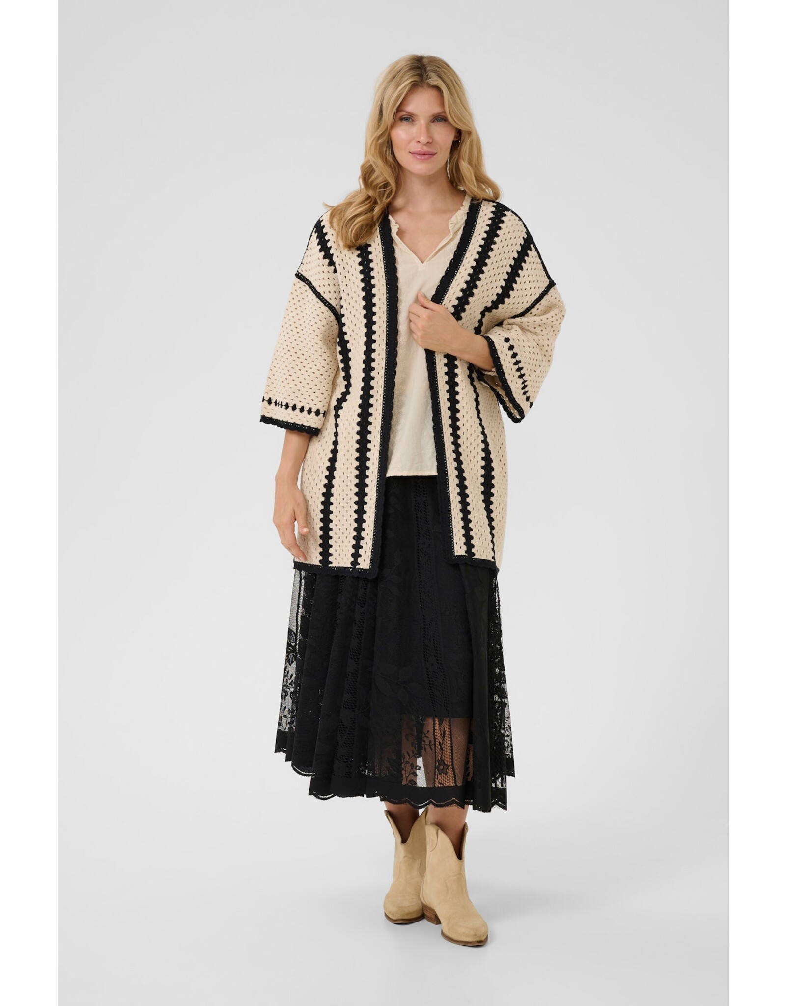 CREAM 10613479 CARDIGAN