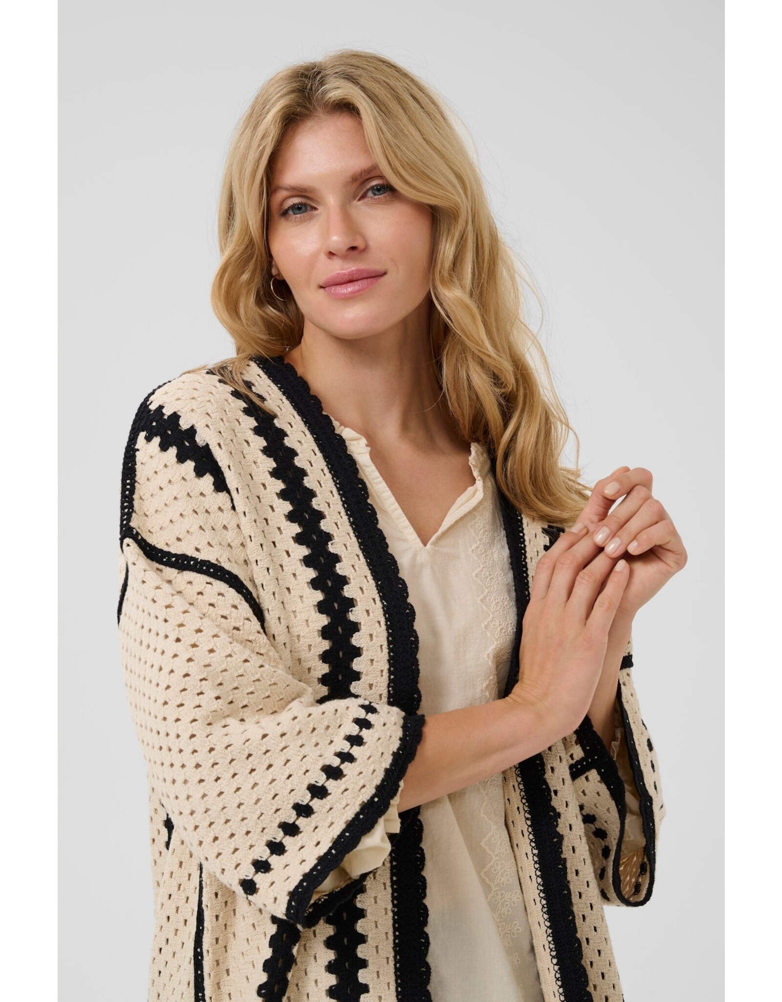 CREAM 10613479 CARDIGAN