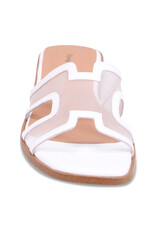 DJANGO AND JULIETTE LOSHIE WHITE LEATHER MESH DJ