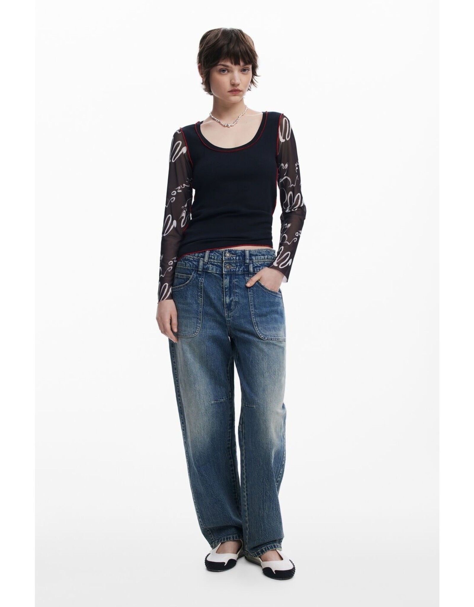 DESIGUAL 25SWTKAJ TOP