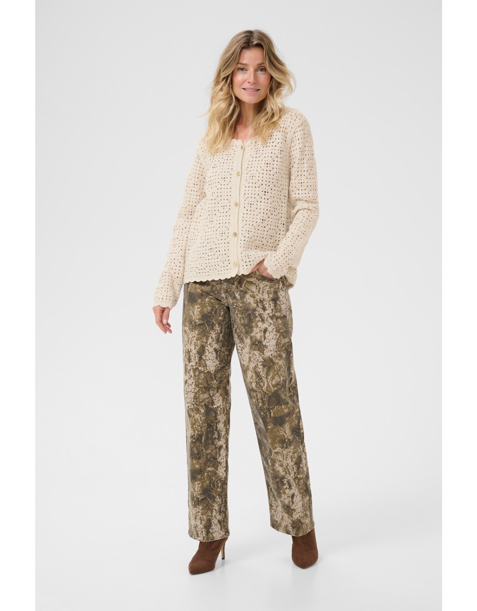 CREAM 10613937 CARDIGAN