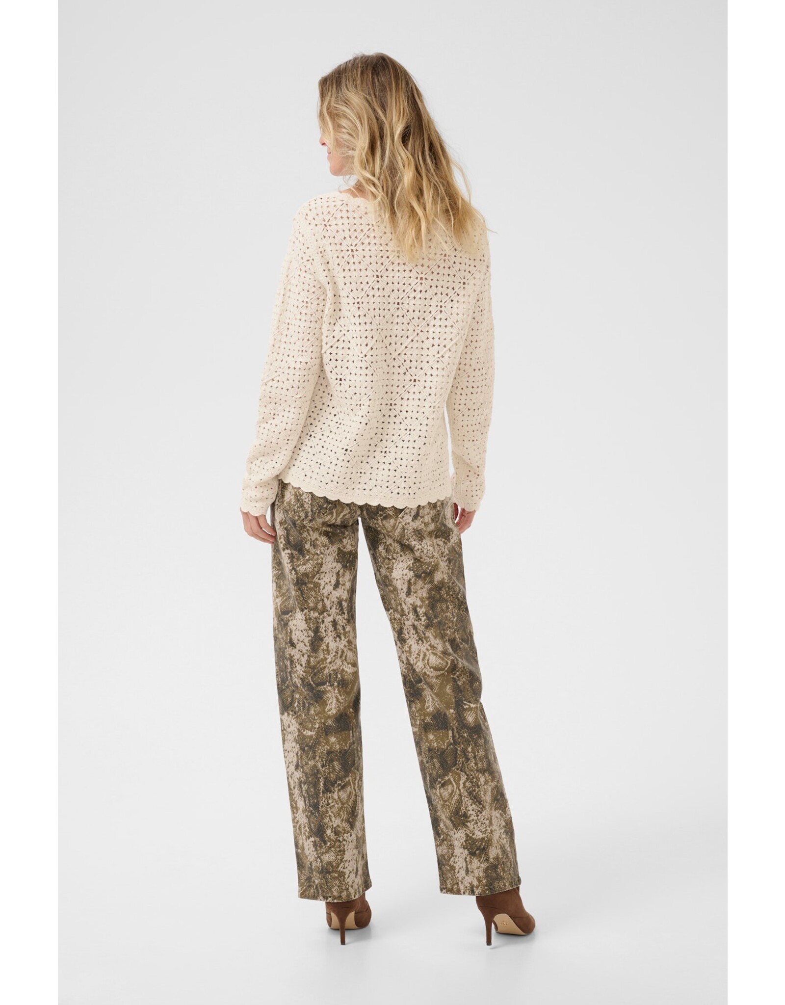 CREAM 10613937 CARDIGAN