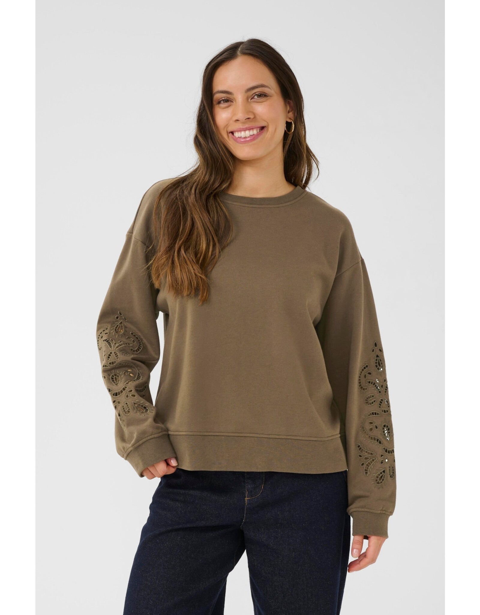 CREAM 10613984 SWEATER