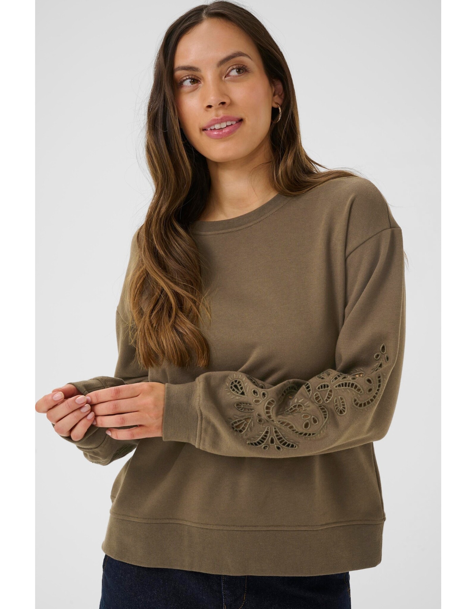 CREAM 10613984 SWEATER