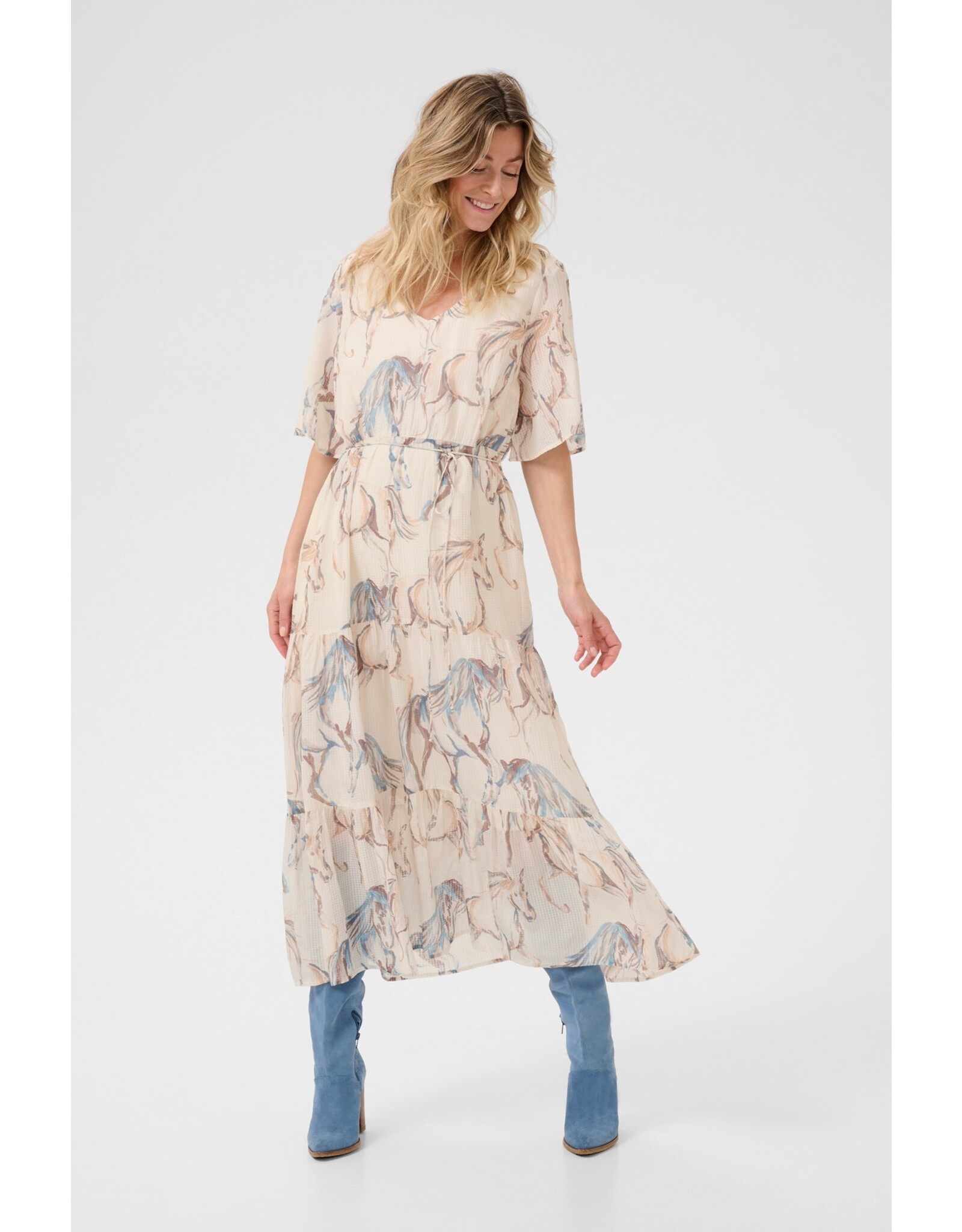 CREAM 10613892 DRESS