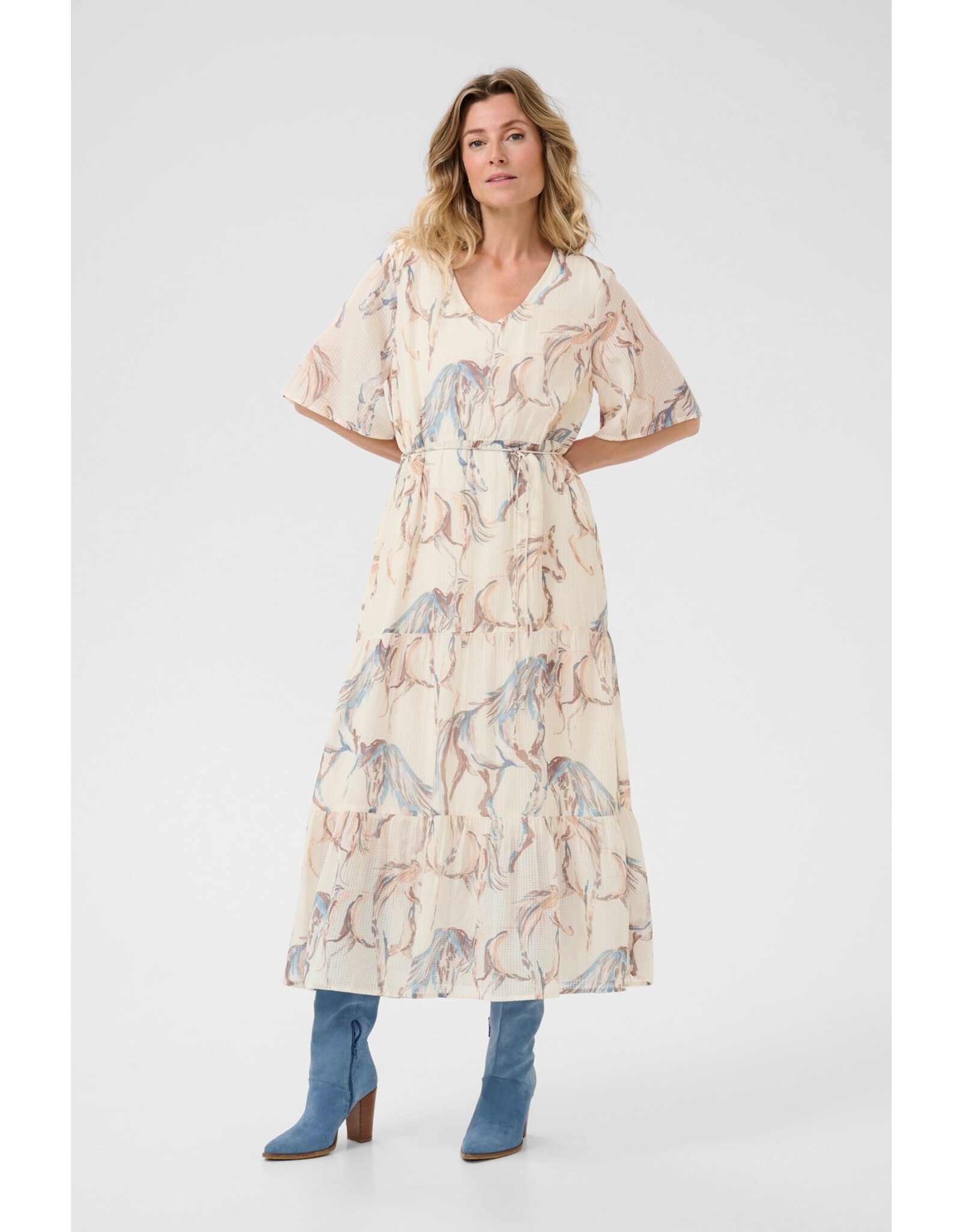 CREAM 10613892 DRESS