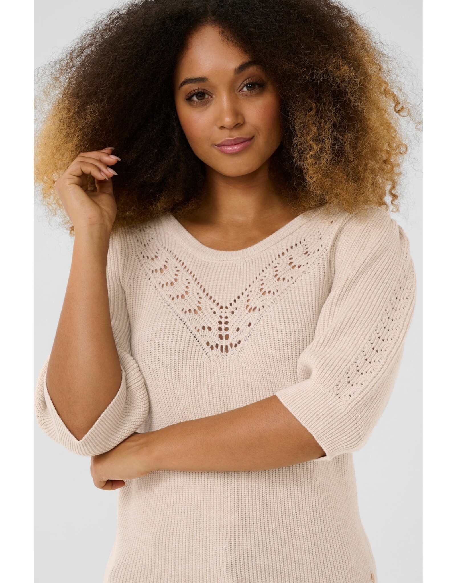 CREAM 10613961 PULLOVER