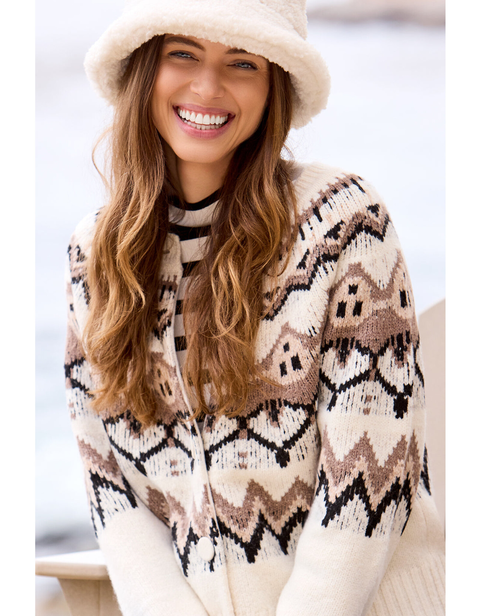TRIBAL 2312O-3814 CARDIGAN