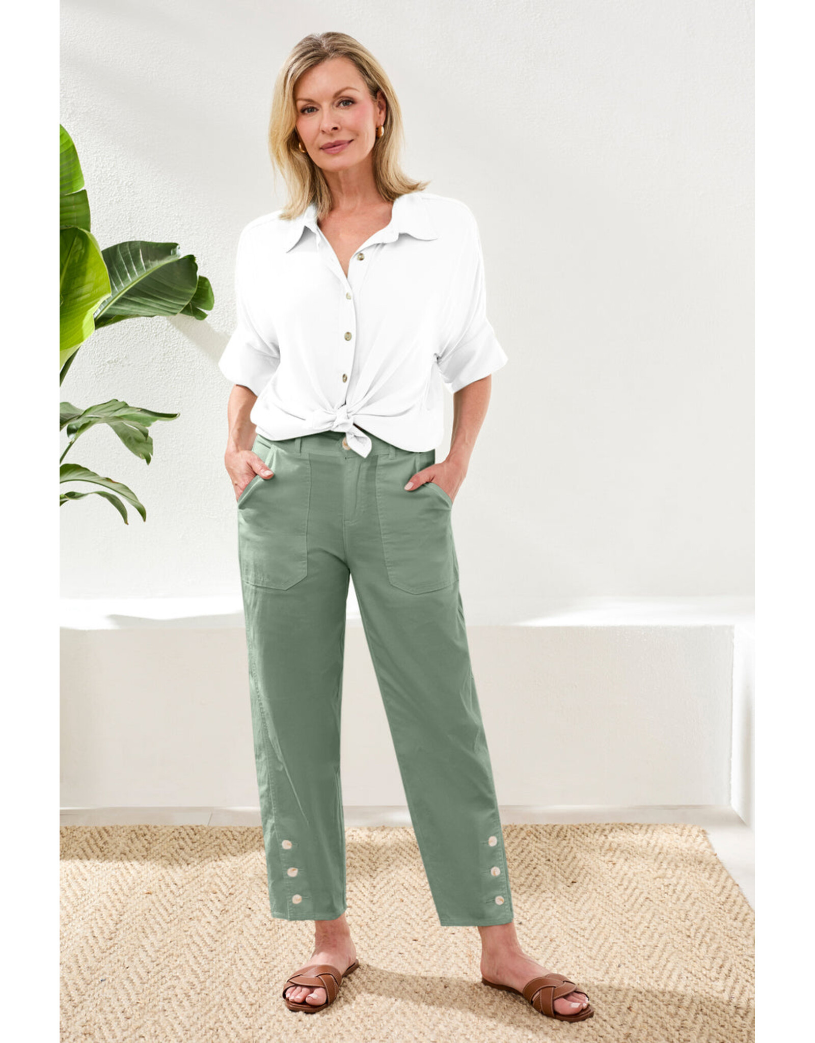 TRIBAL 3063O-8383 ANKLE PANT