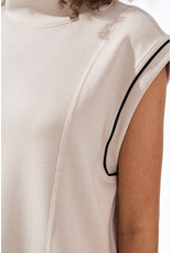 TRIBAL 2446O-3390 MOCK NECK TOP