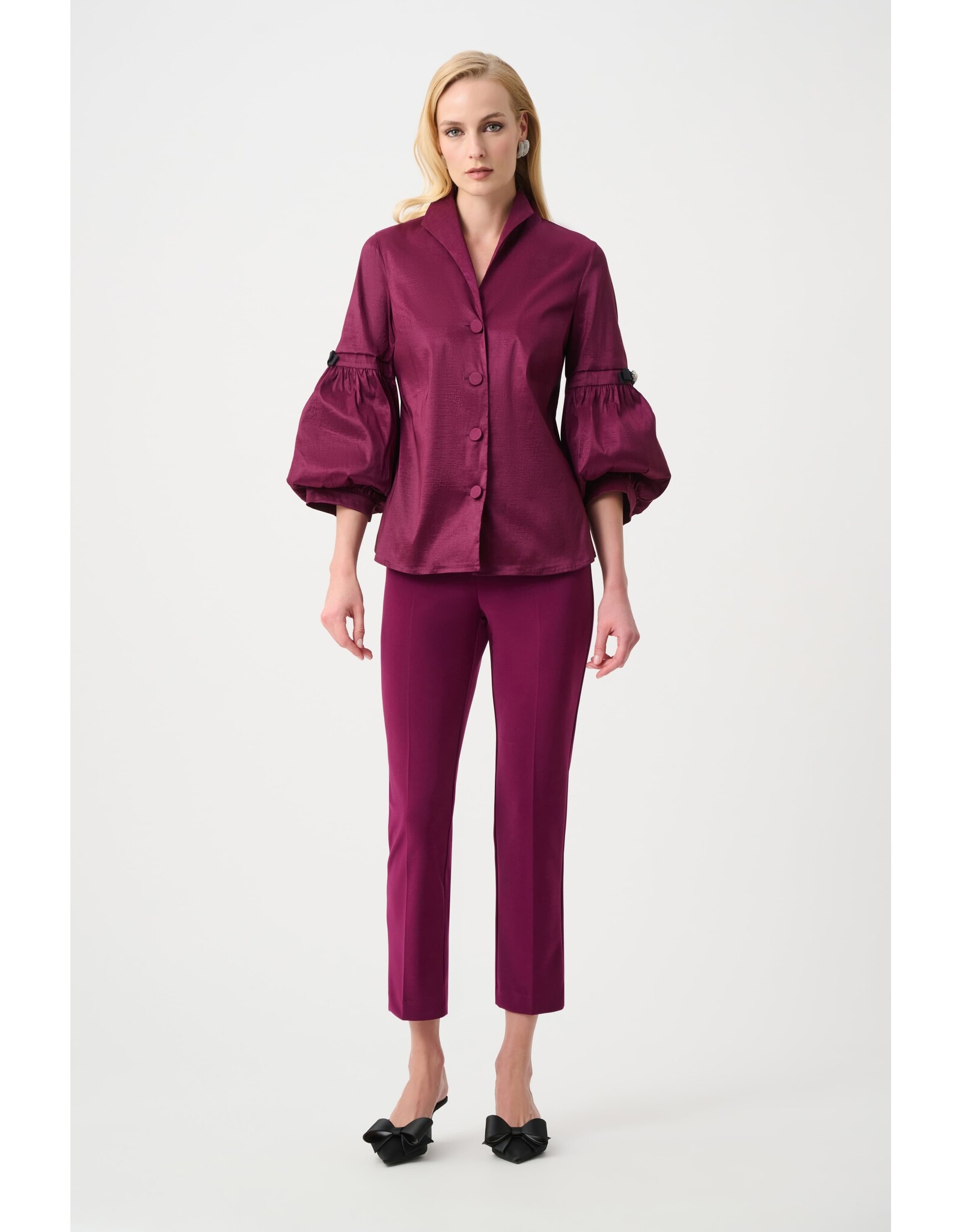 JOSEPH RIBKOFF 263744 BLOUSE BERRY BURST