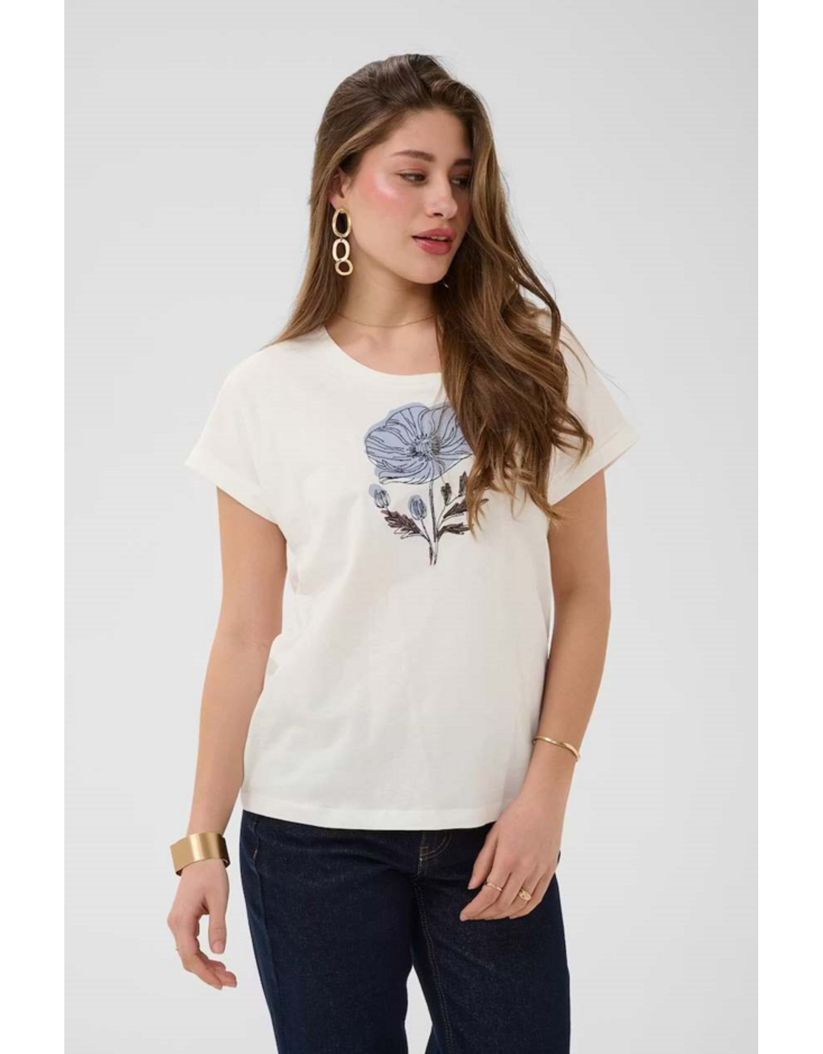 CREAM 10615231  - T-SHIRT