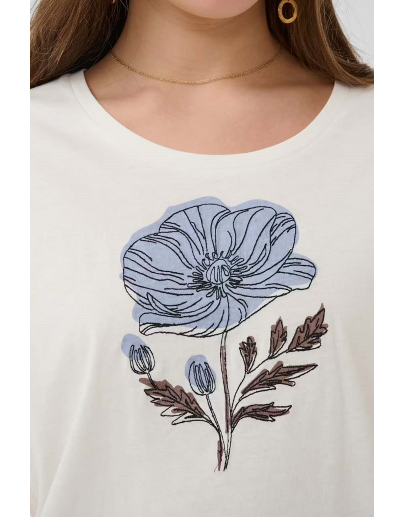 CREAM 10615231  - T-SHIRT