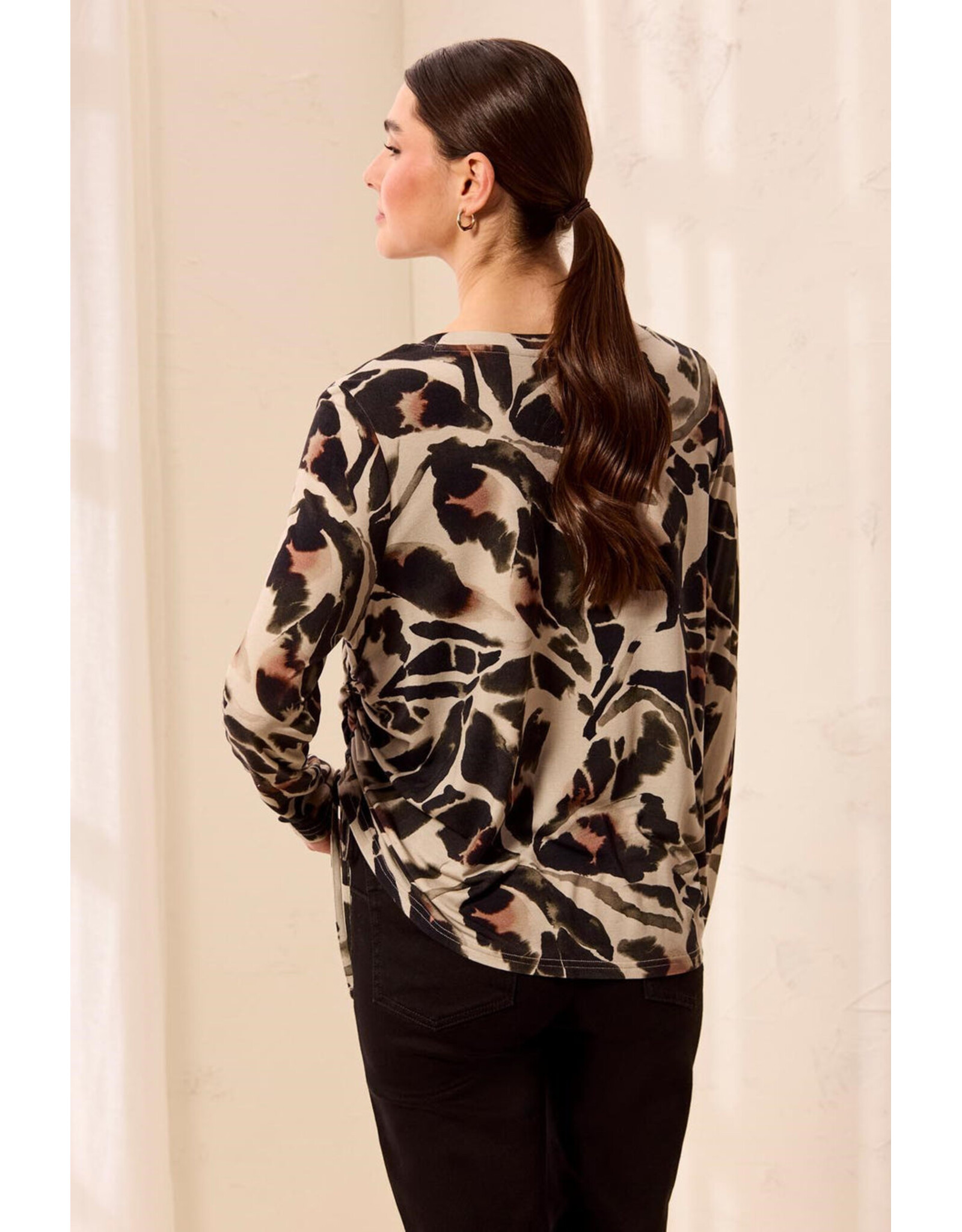 TRIBAL 3168O-3457 CREW NECK