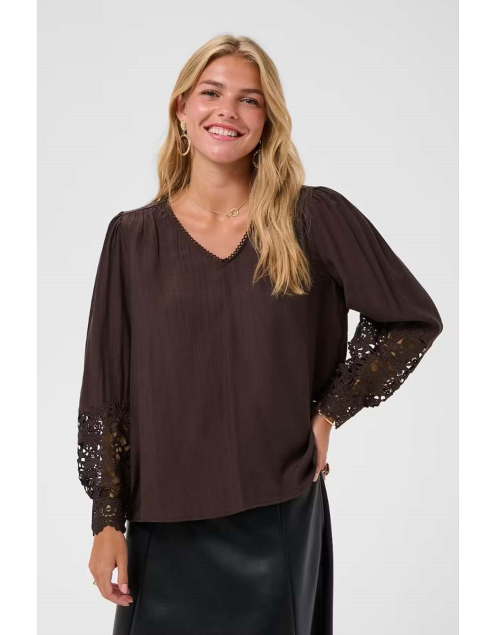 CREAM 10614427 BLOUSE