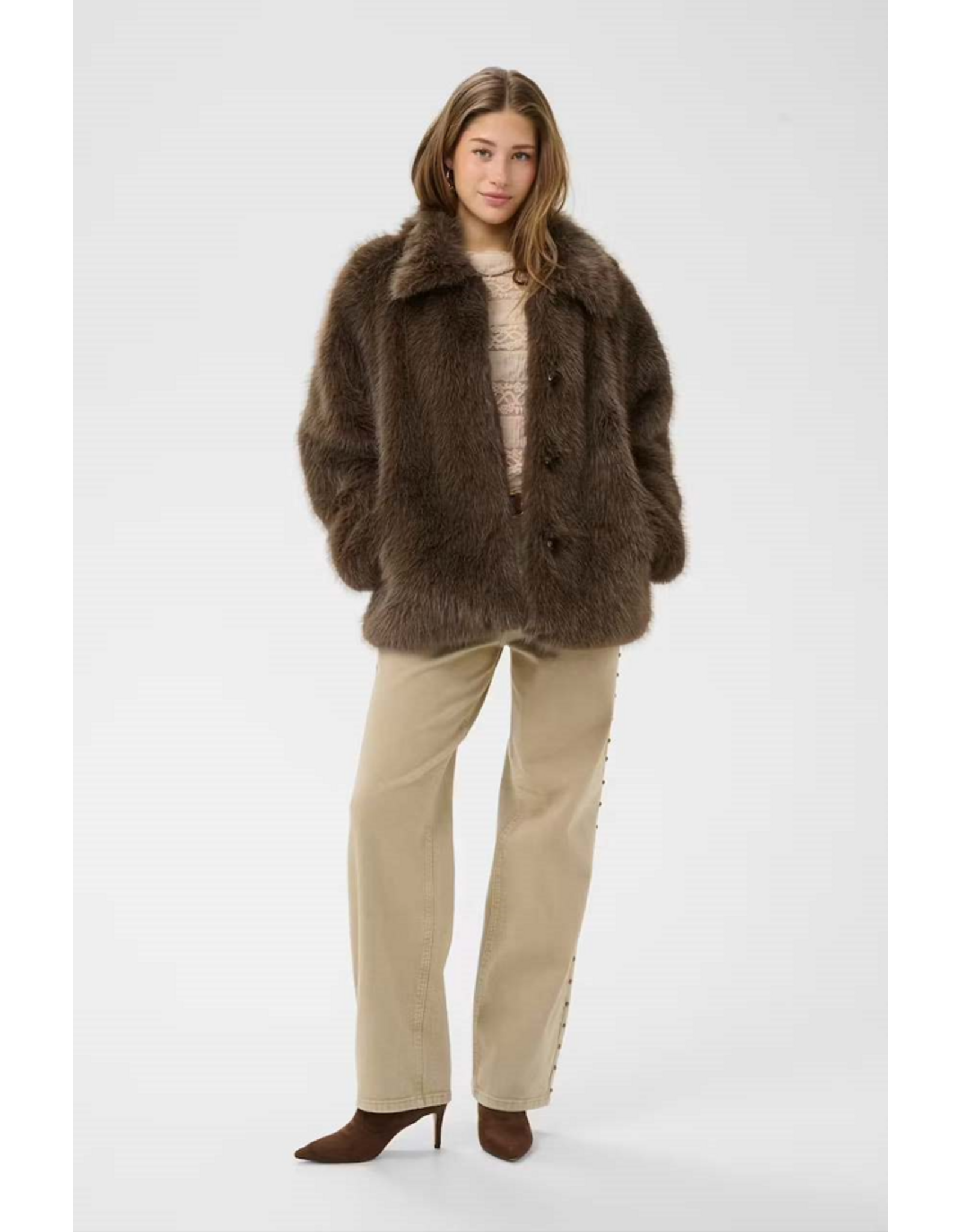 CREAM 10615117 COAT