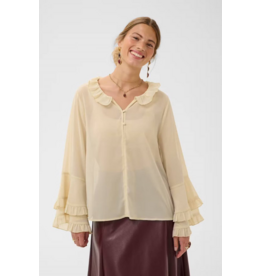 CREAM 10615646 BLOUSE