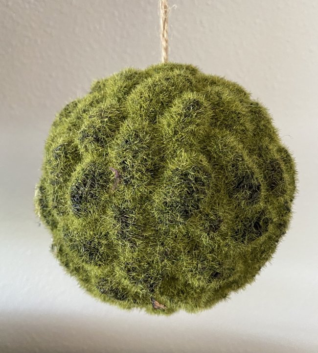 Large Green Decorative Moss Balls