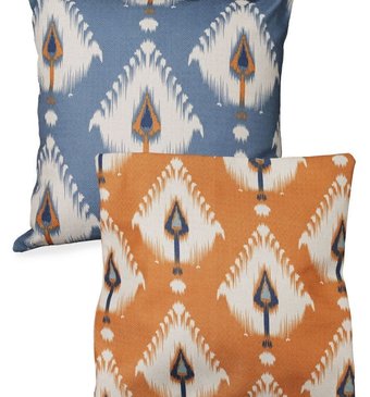 Marshall Home and Garden Telluride Orange Pillow