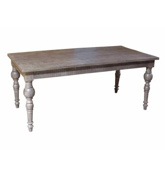 Forty West Rectangle Table Brown Wash - 80003 B