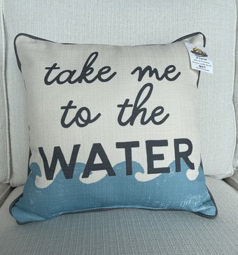 Take Me To The Water Pillow-TXT0753P