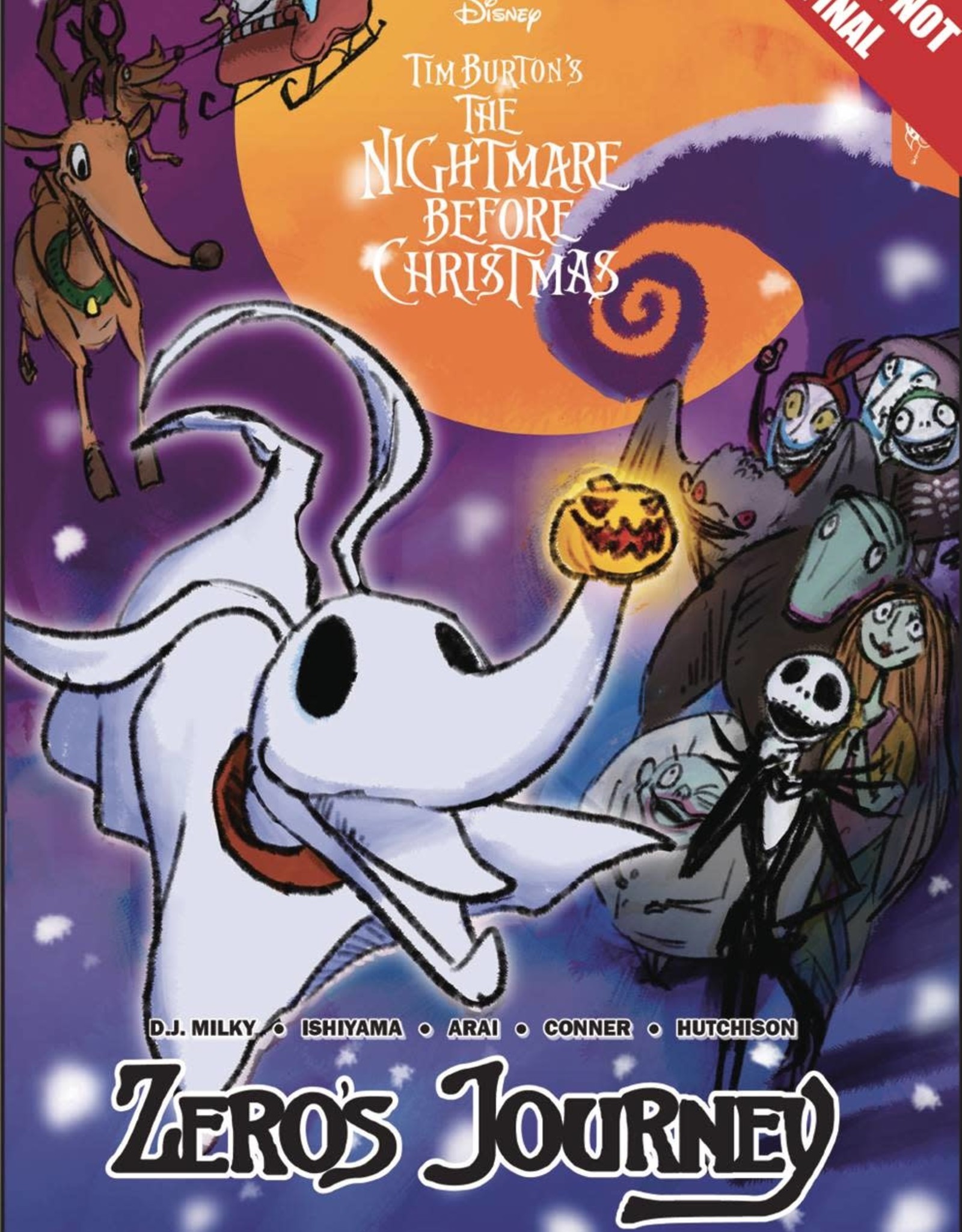 Tokyopop Disney Manga Nightmare Before Christmas Zero's Journey GN Vol 04