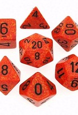 Chessex 7ct Poly Dice Set Speckled Fire