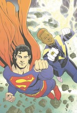 DC Comics Justice League Vs The Legion Of Super-Heroes #1 Cvr B Travis Moore Card Stock Var