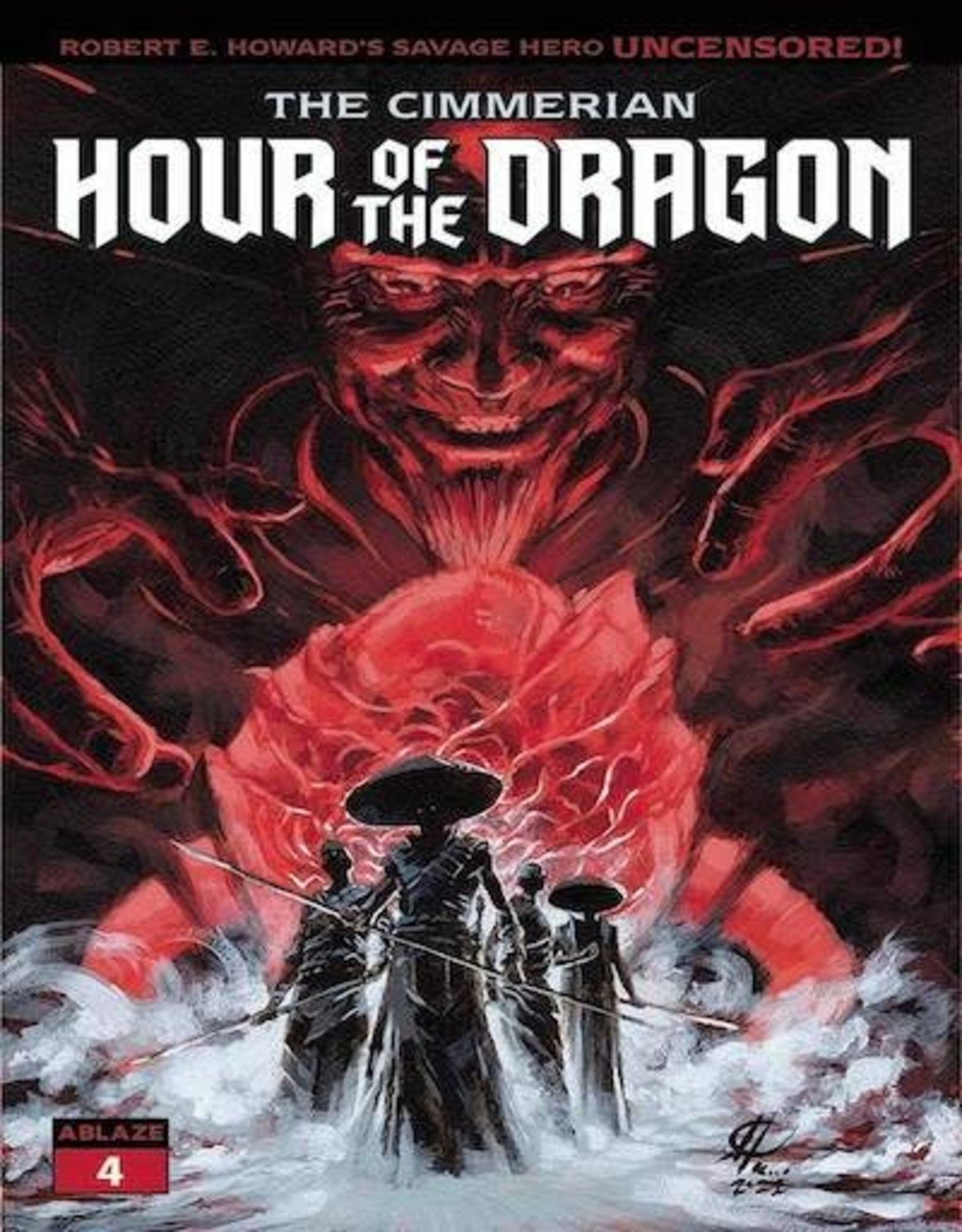 Ablaze Cimmerian Hour Of Dragon #4 Cvr C Rudy