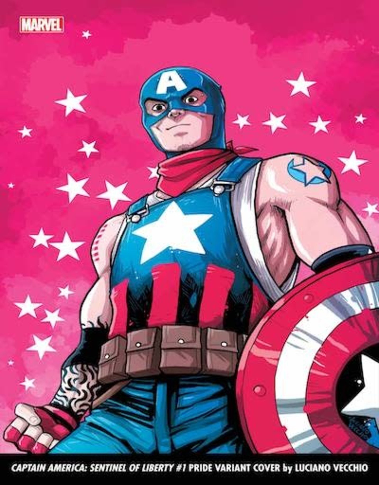 Marvel Comics Captain America Sentinel Of Liberty #1 Vecchio Pride Variant