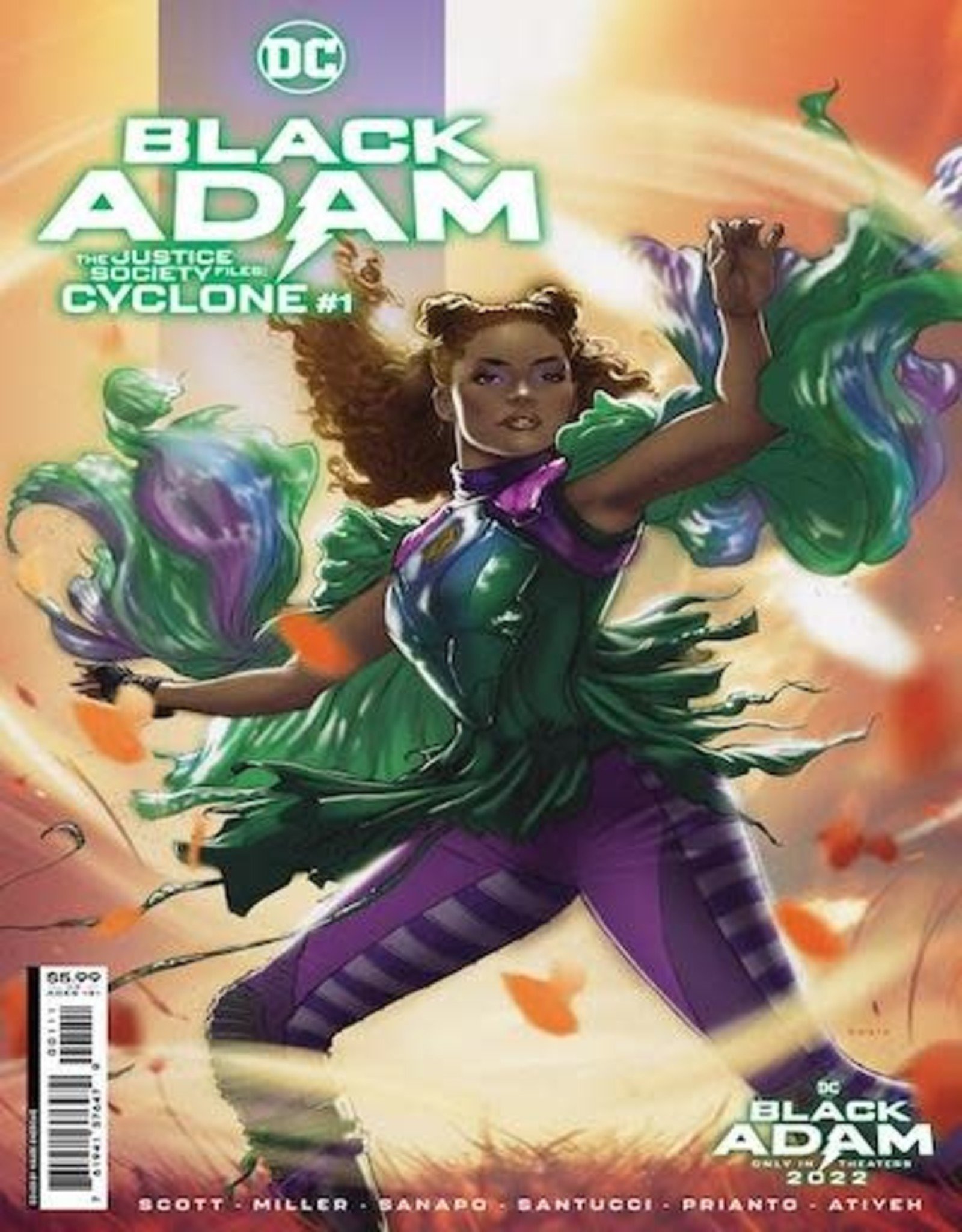 DC Comics Black Adam Justice Society Files Cyclone #1 (One Shot) Cvr A Kaare Andrews