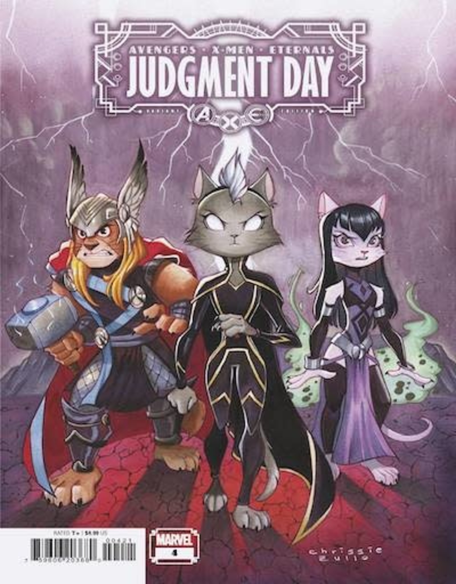 Marvel Comics A.X.E. Judgment Day #4 Zullo Cat Variant [AXE]