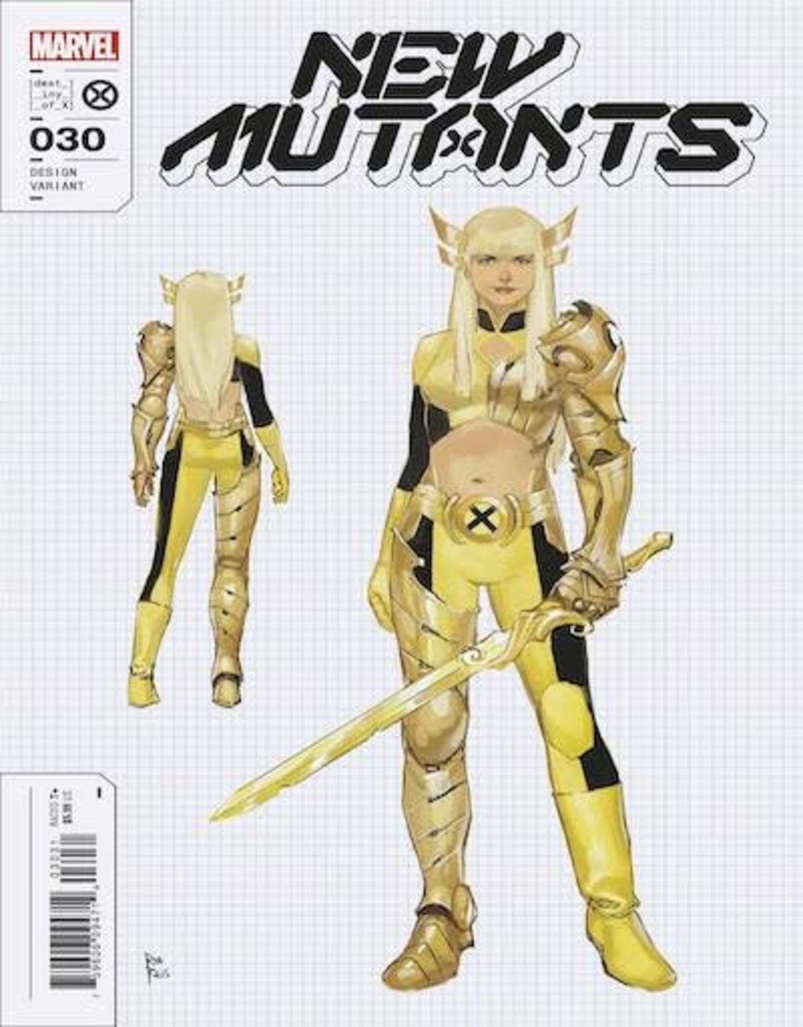Marvel Comics New Mutants #30 Reis Design 1:10 Variant