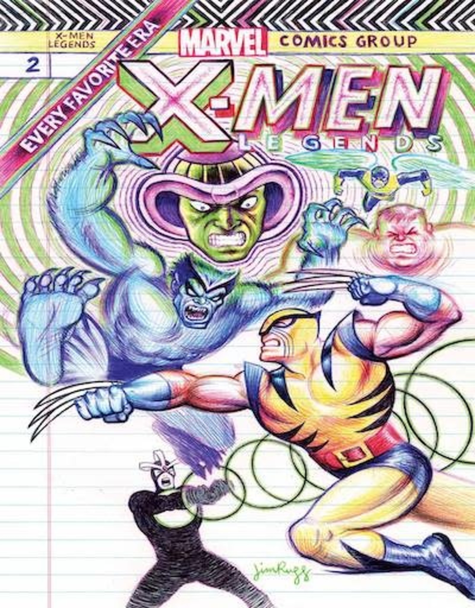 Marvel Comics X-Men Legends #2 Rugg Variant