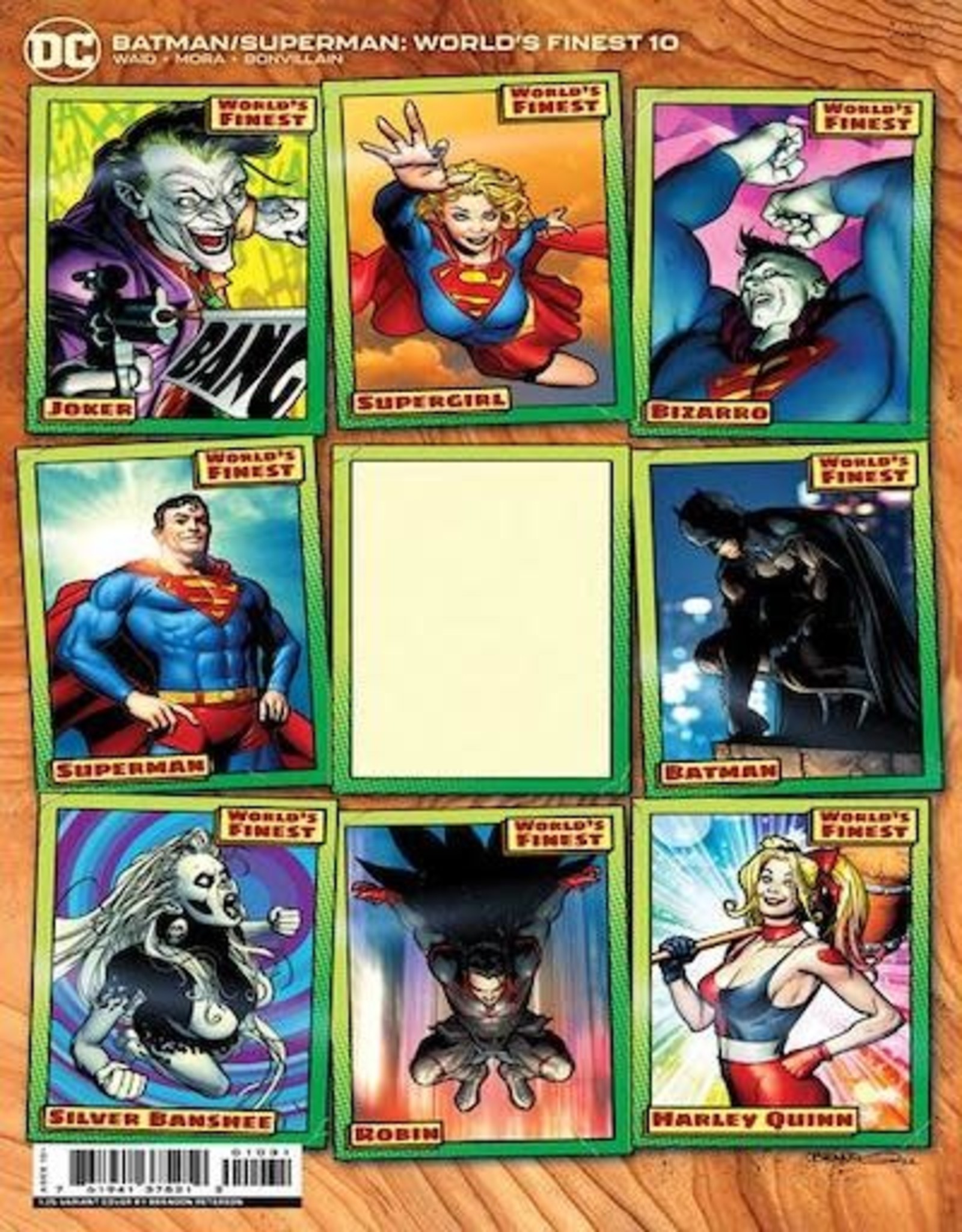 DC Comics Batman Superman Worlds Finest #10 Cvr D Inc 1:25 Brandon Peterson Card Stock Var
